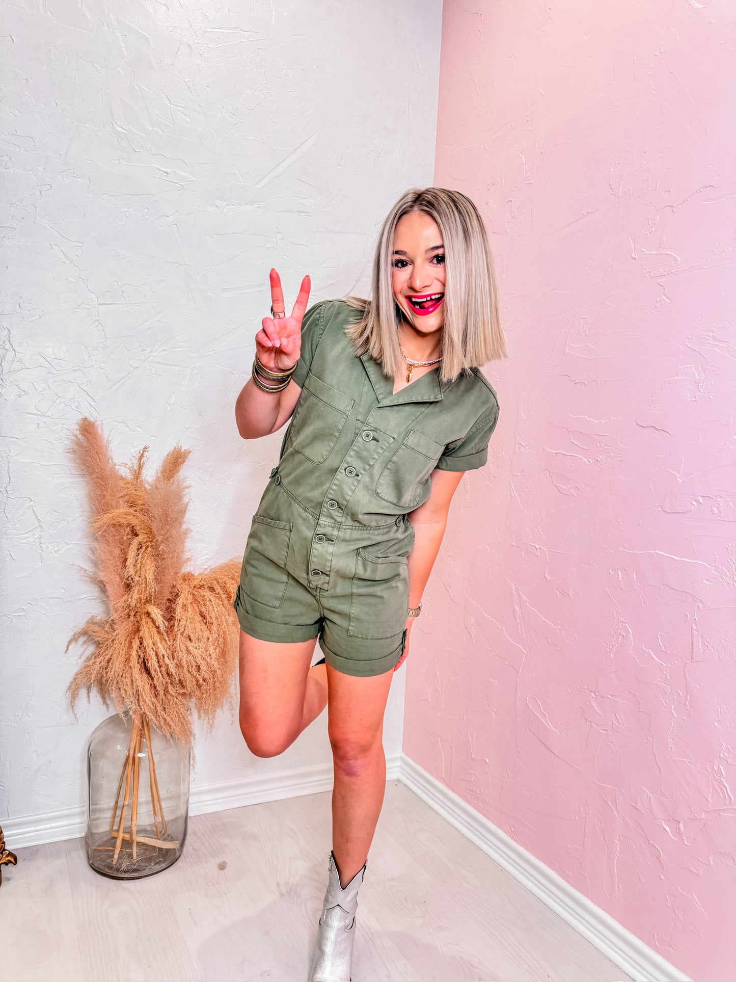 PARKER S/S ROMPER