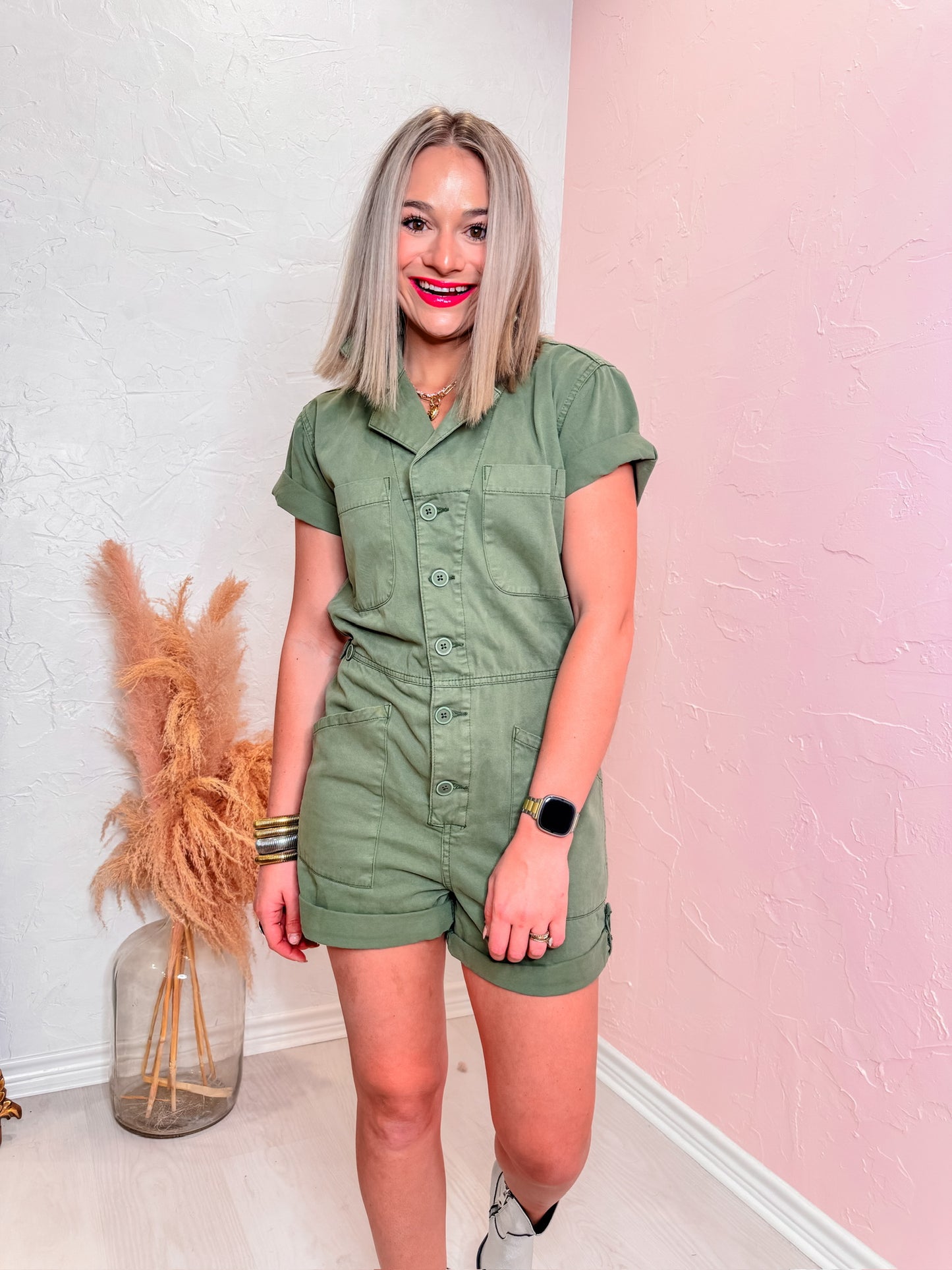 PARKER S/S ROMPER