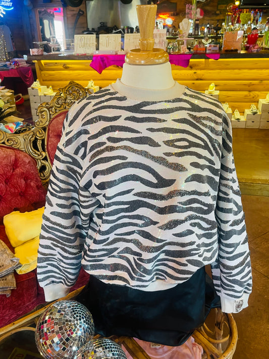 ZEBRA SWEATSHIRT