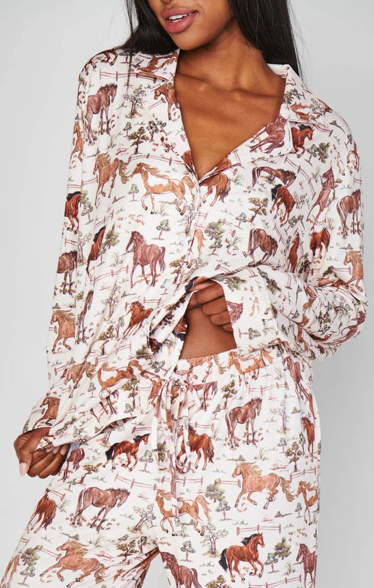 CLASSIC PJ SET HORSES