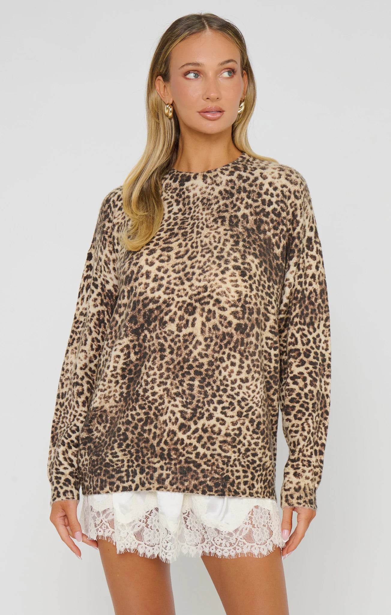 FEEL GOOD SWEATER MOD LEOPARD