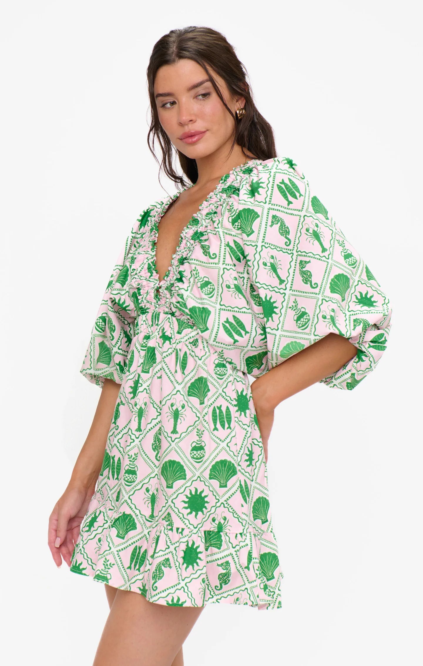 HADLEY MINI DRESS COASTAL