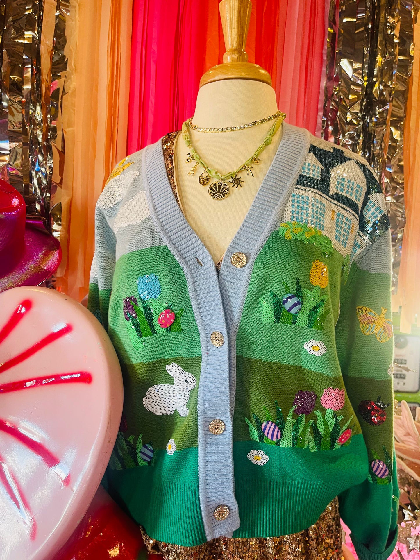 Easter Bunnies & Eggs Cardigan