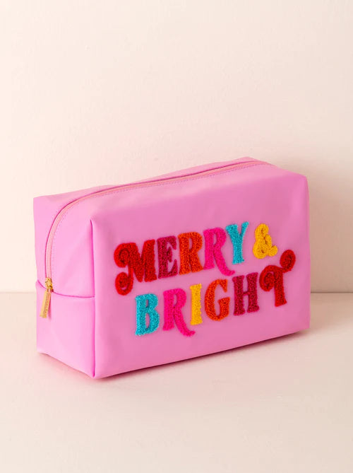 CARA MERRY & BRIGHT COSMETIC BAG