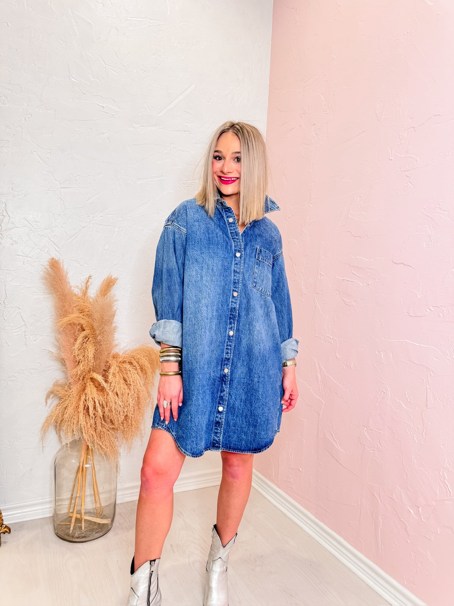 ELLE SHIRT DRESS
