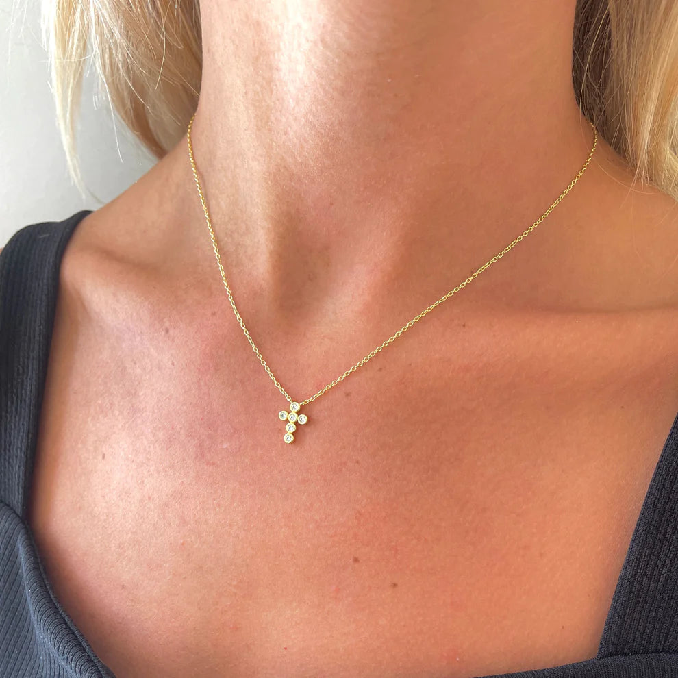 BABY CROSS NECKLACE