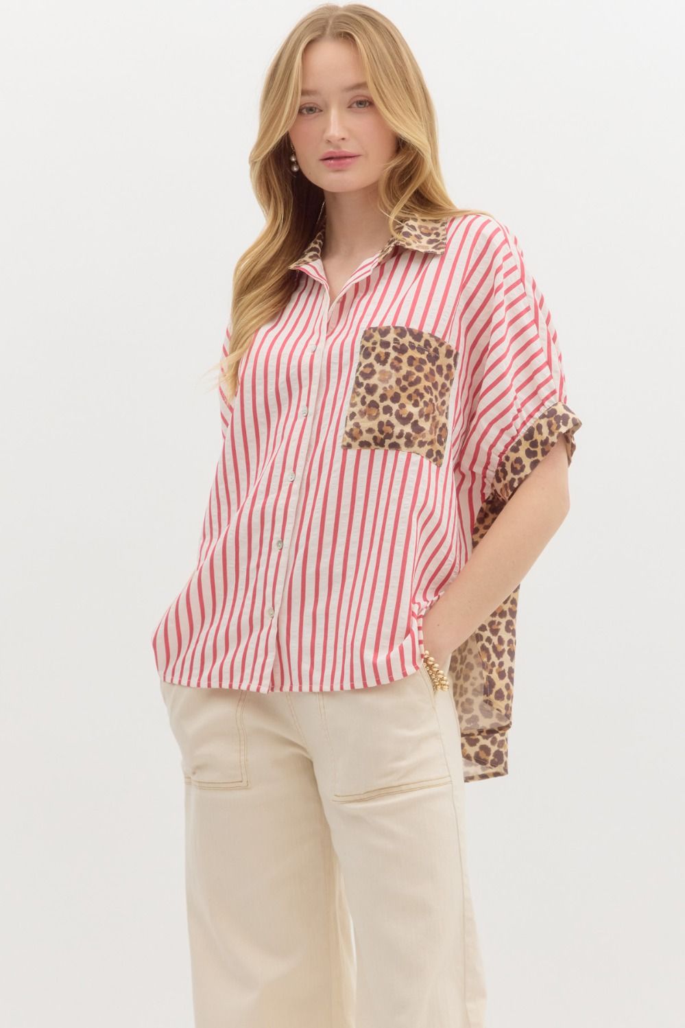 CHELSEA CHEETAH TOP