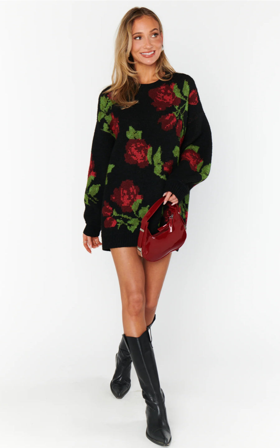 SUMMIT SWEATER SEND ME ROSES