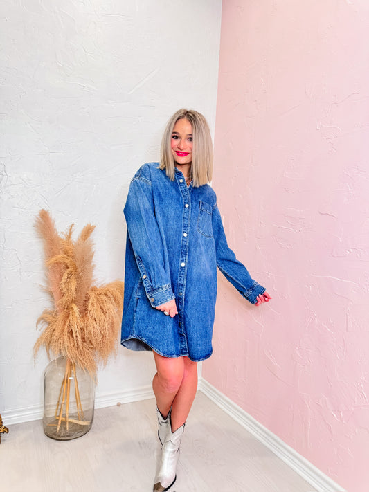 ELLE SHIRT DRESS