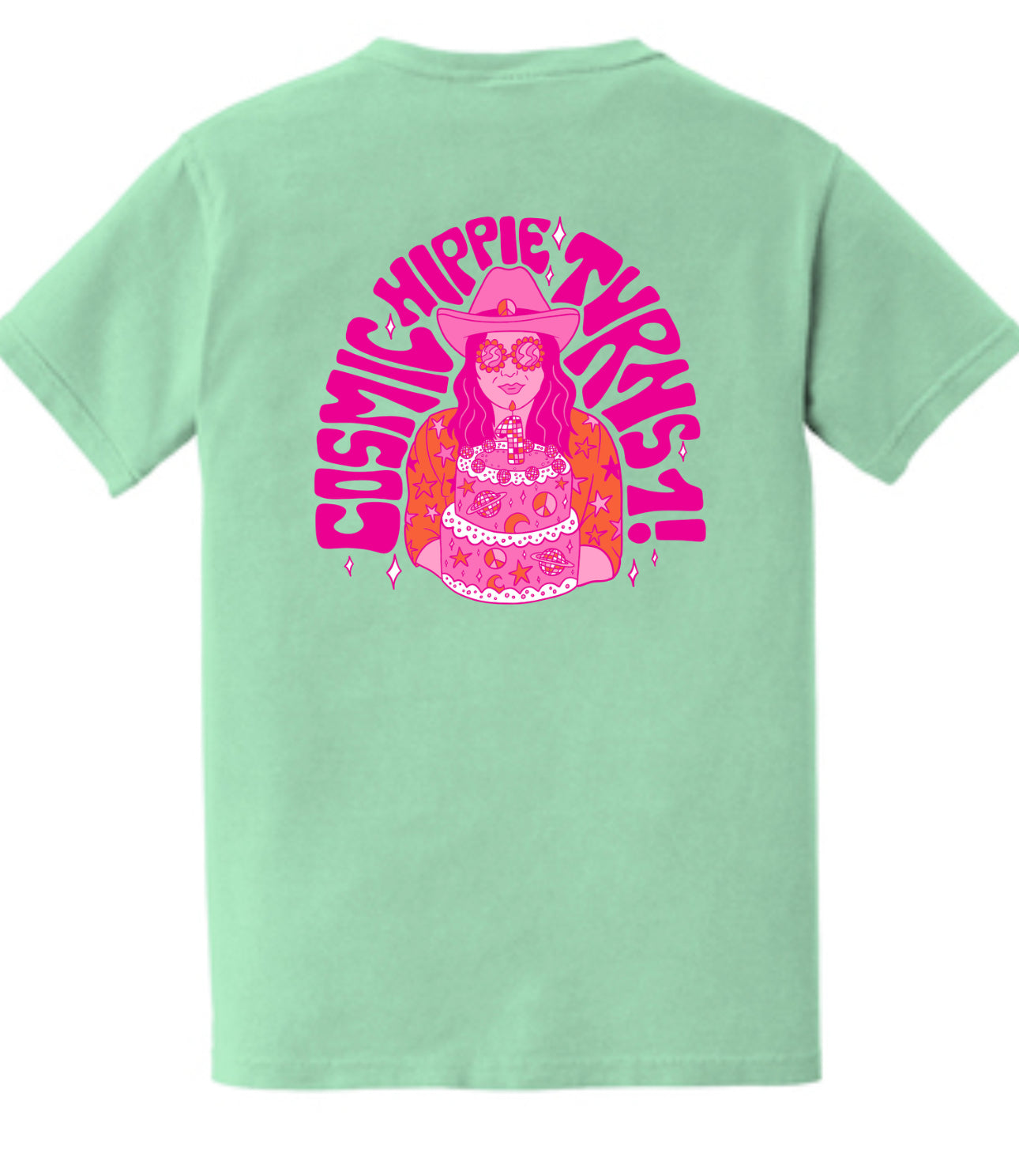 Cosmic Hippie 1st Birthday Tee