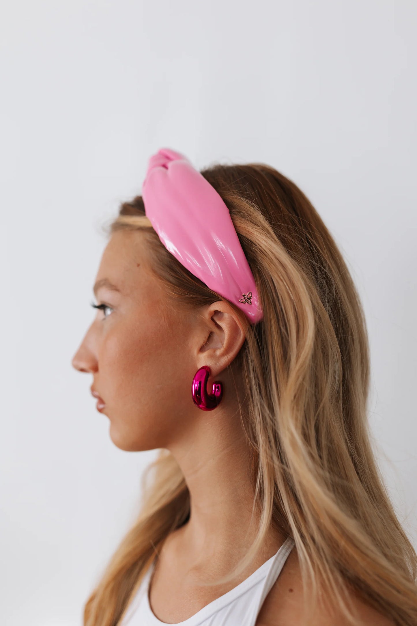 PATENT PINK HEADBAND