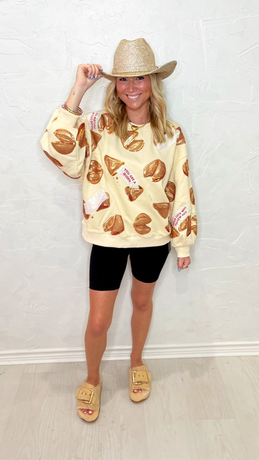 FORTUNE COOKIE SWEATSHIRT