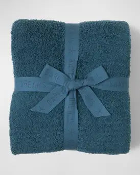 BAREFOOT DREAMS MIDNIGHT TEAL THROW BLANKET