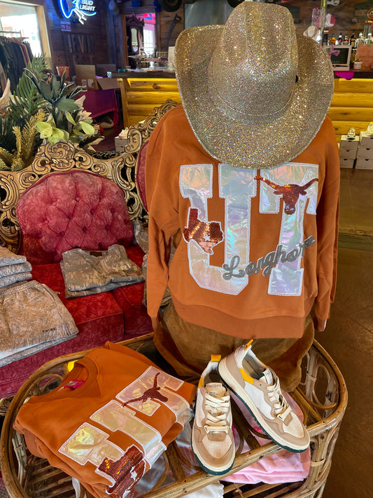 UT METALLIC ICON SWEATSHIRT