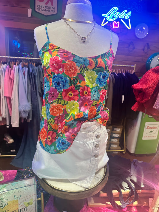 SPOTLIGHT TANK BRIGHT FLORAL SOIREE