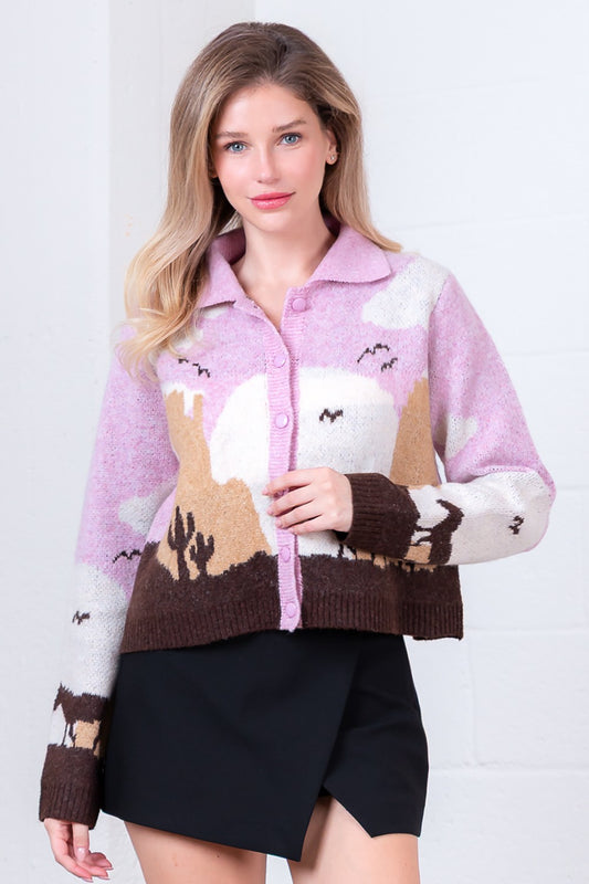 SUNSET CARDI