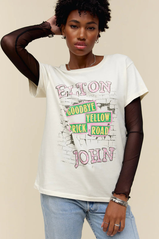 ELTON JOHN YELLOOW BRICK ROAD TEE