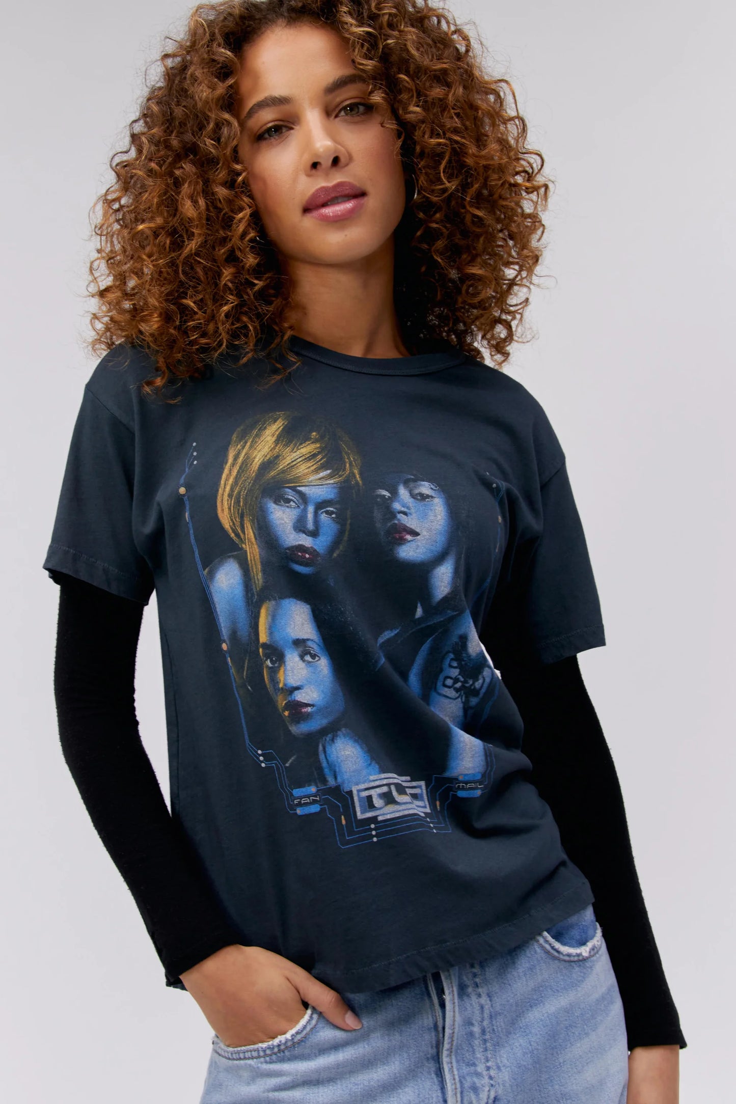 TLC FANMAIL CIRCUIT BOARD TEE