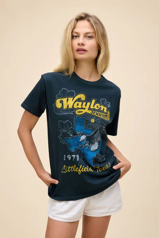 WAYLON JENNINGS WEEKEND TEE