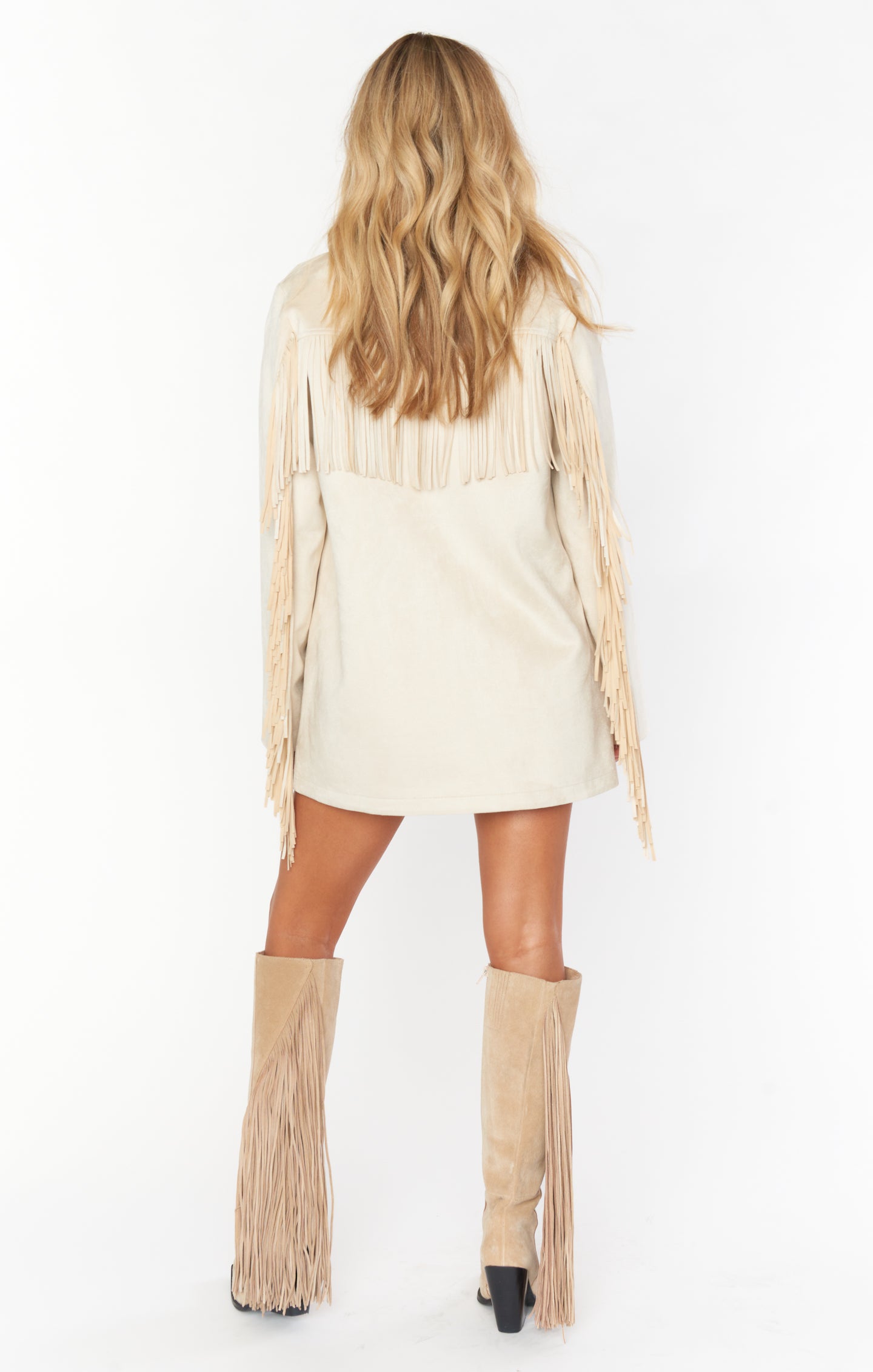 SIERRA FRINGE JACKET SUEDE