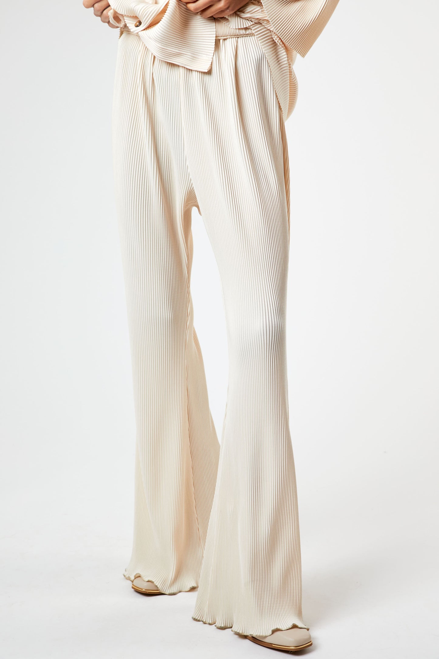 CRINKLED PLEAT PANT