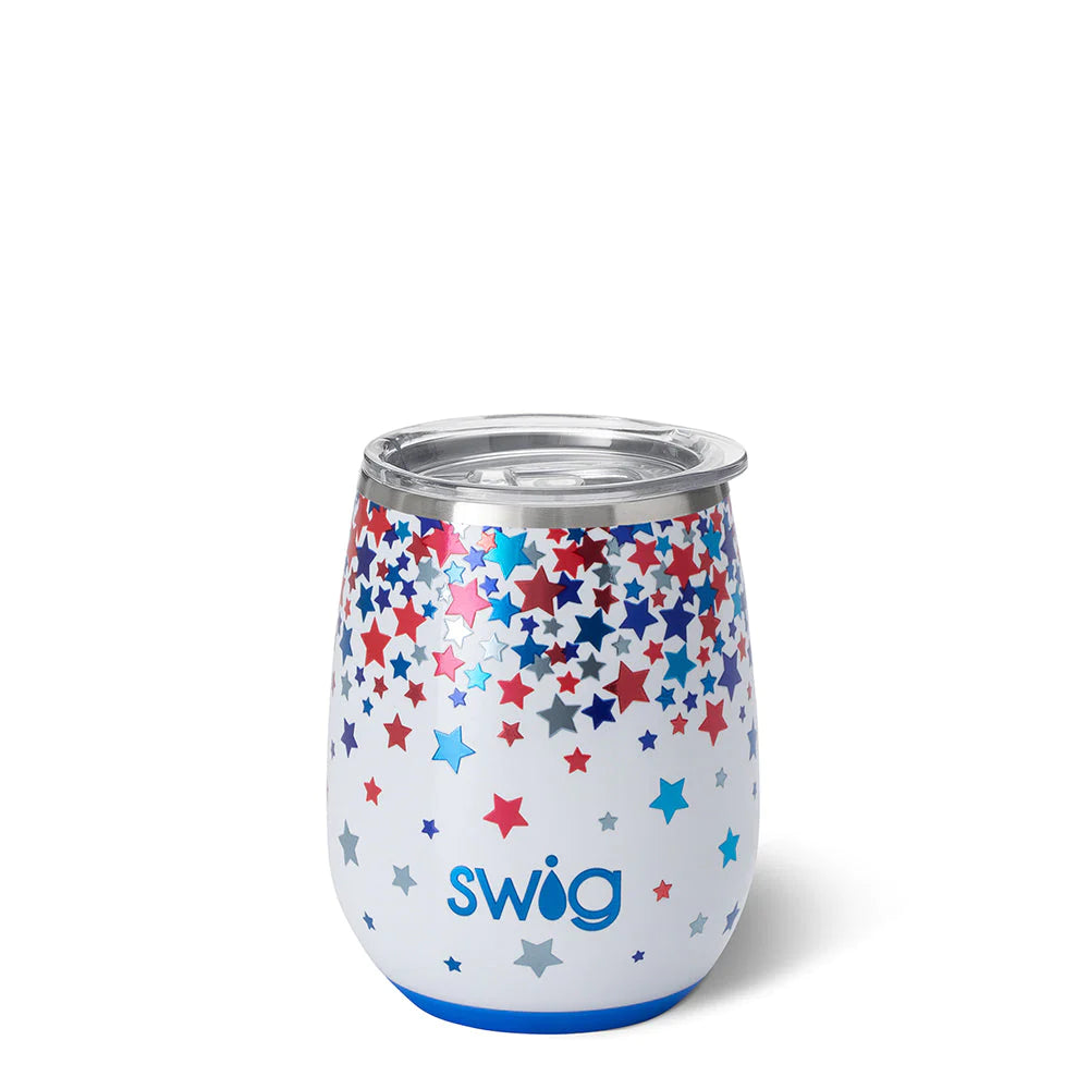 STAR SPANGLED WINE CUP 14OZ